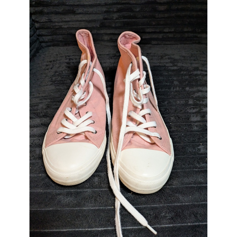 American Eagle Pink Canvas High Top Sneakers Womens Size 10 Style 1573-107